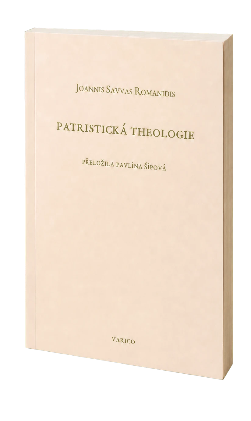 Realistický mockup knihy Patristická theologie